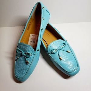 Talbots Ladies Size 7 Light Blue Loafers